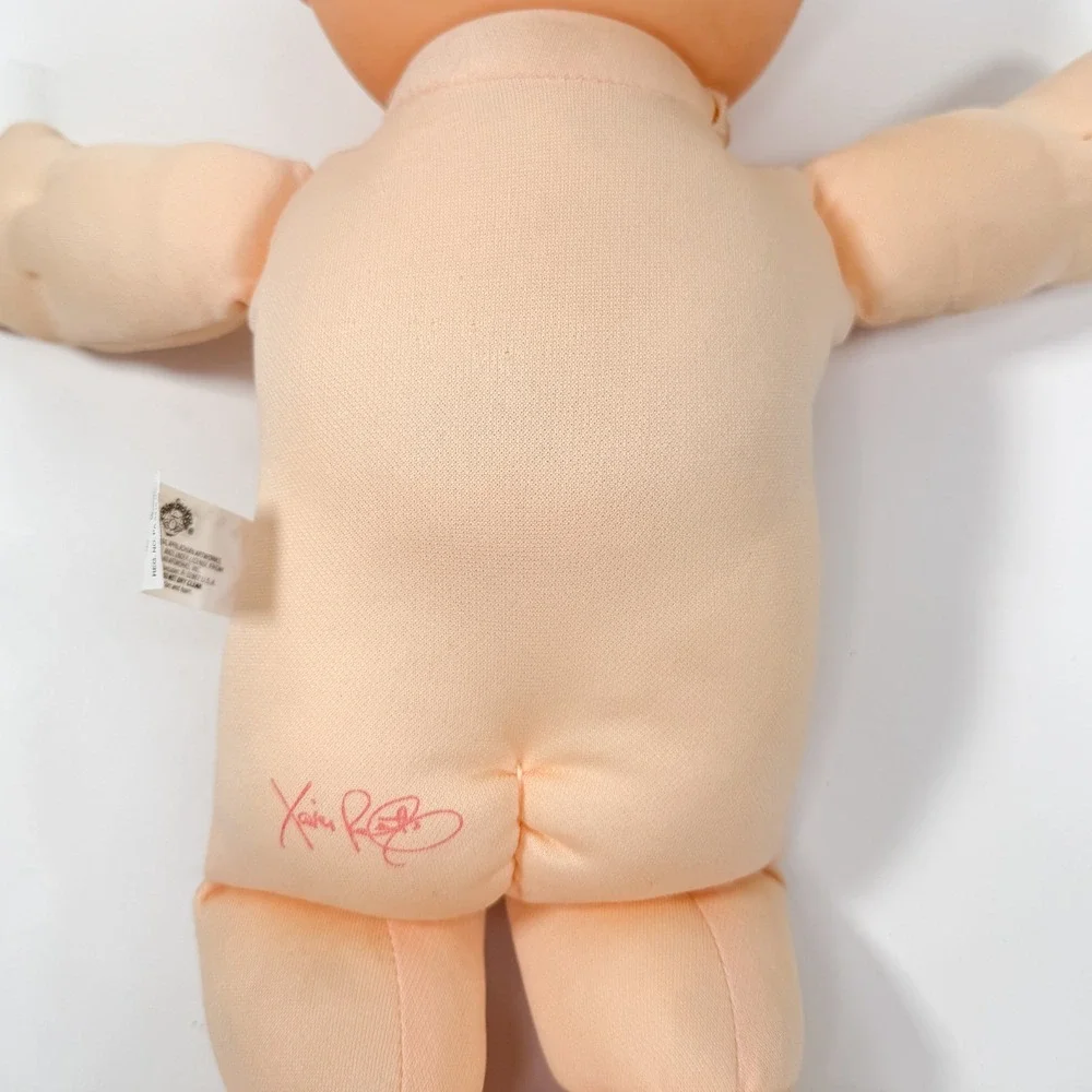 1989 Hasbro Cabbage Patch Kids Baby Doll Mold 17 Blue Eyes Red Hair OAA Xavier R